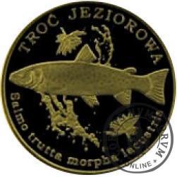 10 złotych rybek (mosiądz patynowany) - XLIX emisja / TROĆ JEZIOROWA