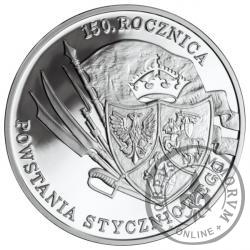 10 złotych - 150. rocznica Powstania Styczniowego