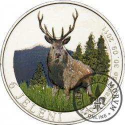 6 jeleni - Jelenia Góra (golden nordic posrebrzany z tampondrukiem)