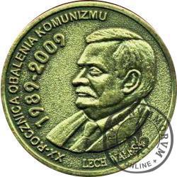 1 denar ustecki 2009 - Lech Wałęsa (M - edycja specjalna)