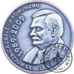 1 denar ustecki 2009 - Lech Wałęsa (Sn - edycja specjalna)