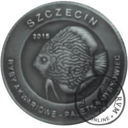 10 złotych rybek - Pomorze Zachodnie / Szczecin ~ Paletka dyskowiec (III emisja - alpaka oksydowana)