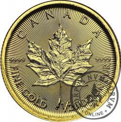 Maple Leaf - Kanadyjski Liść Klonu (1/20 uncji Au.999,9 - 1 dollar)