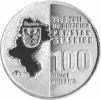 100 marek polskich - 90. ROCZNICA POWSTAŃ ŚLĄSKICH (Ag III)